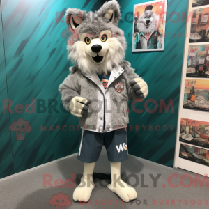 Wolf-mascottekostuum...
