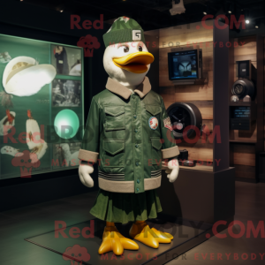 Figura de máscara de pato...