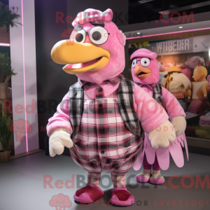 Rosa kalkunmaskotkostyme...