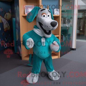 Disfraz de mascota Teal Dog...
