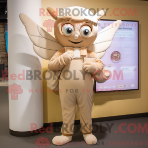 Tan Tooth Fairy mascot...