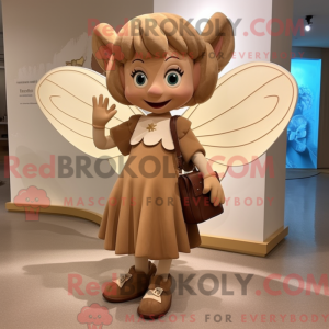Tan Tooth Fairy maskot...