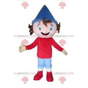 Mascota de niño de dibujos animados famoso Noddy -