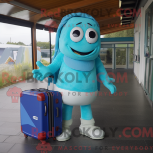 Cyan Moussaka mascot...