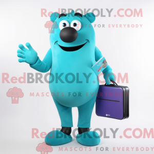 Cyan Moussaka mascot...