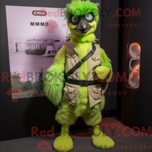 Limegrønn...