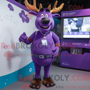 Costume de mascotte d élan...