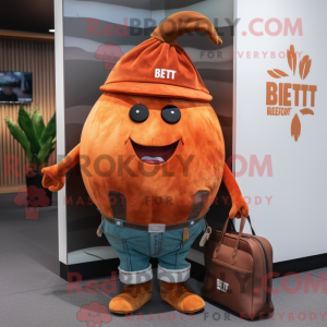 Rust Beet mascottekostuum...