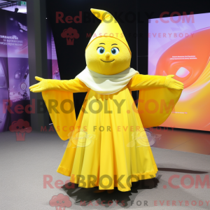 Postava maskota citronově...