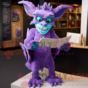 Purple Gargoyle mascot...