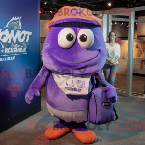 Disfraz de mascota Purple...