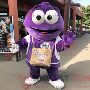 Personaggio mascotte Purple...