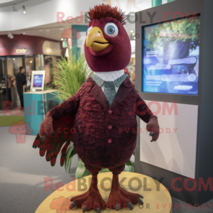 Costume de mascotte de paon...