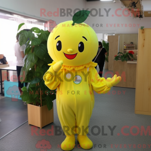 Citrongul Kirsebær maskot...