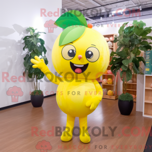 Citrongul Kirsebær maskot...