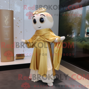Gold Champagne mascot...