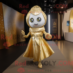 Guld Champagne maskot...