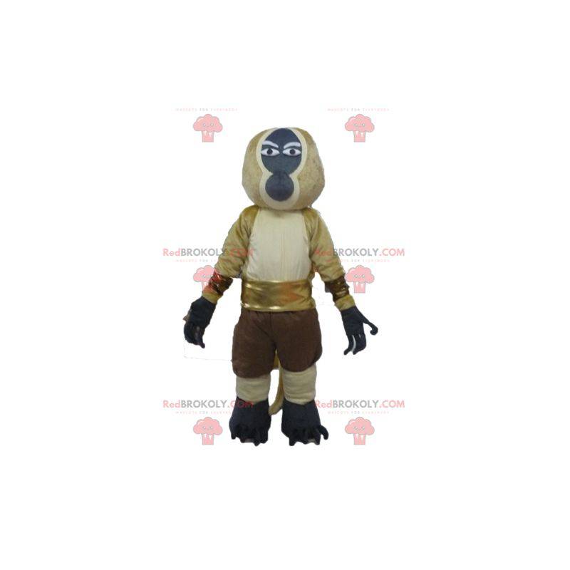 Kung Fu Panda Cartoon Monkey Mascot - Redbrokoly.com