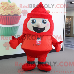 Costume mascotte de Cupcake...
