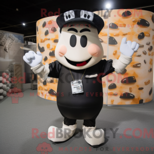 Black Bottle Of Milk maskot...