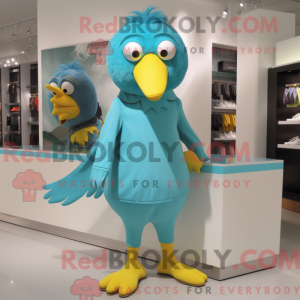 Turquoise Canary mascot...