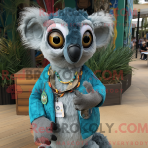 Disfraz de mascota Lemur...