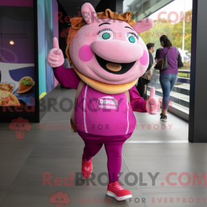 Disfraz de mascota Magenta...