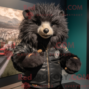 Máscara Svart Porcupine com...