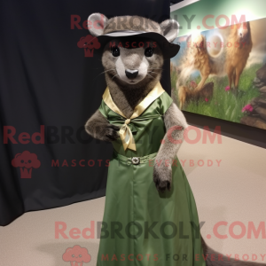 Costume de mascotte d Olive...
