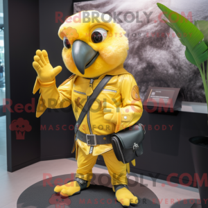 Yellow Parrot mascot...