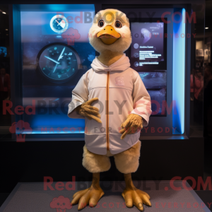 Tan Gosling mascot costume...