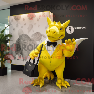 Citroengeel Triceratops...