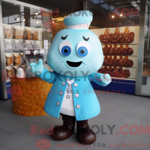 Maskotdraktfigure Sky Blue...