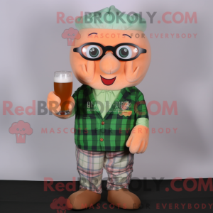 Peach Green Beer mascot...