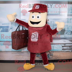 Disfraz de mascota Maroon...