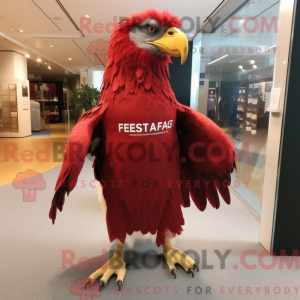 Red Haast S Eagle maskot...