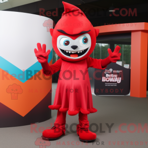Postava maskota Red Vampire...
