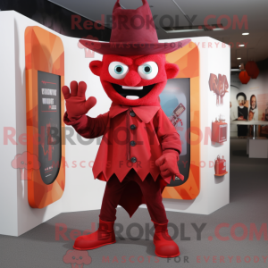 Postava maskota Red Vampire...