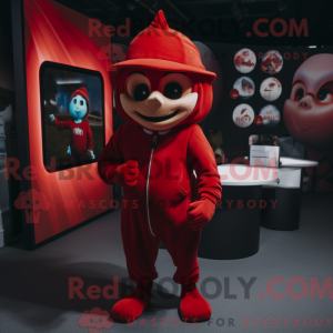 Red Vampire maskot...