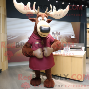 Postava maskota Maroon Elk...