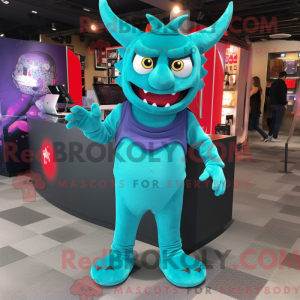 Costume mascotte de diable...