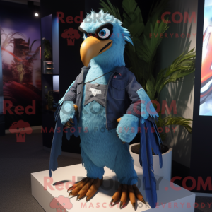 Cyan Haasts Eagle-maskot...