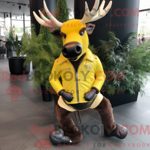Figura de elgmaskotdrakt de...
