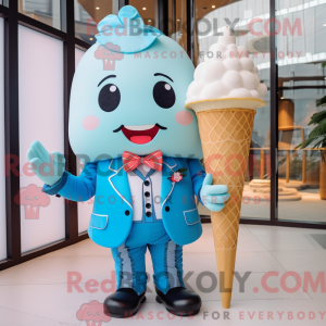Postava maskota Sky Blue...