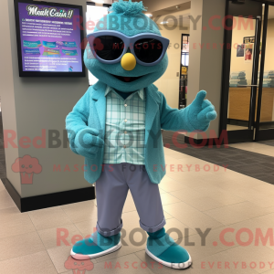 Disfraz de mascota Teal...