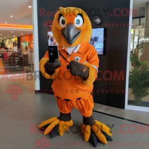 Máscara de dragão Orange...