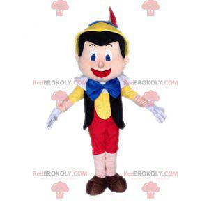 Pinocchio berömd tecknad dockad maskot - Redbrokoly.com
