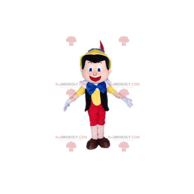 Pinocchio famous cartoon puppet mascot - Redbrokoly.com