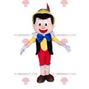 Pinocchio berömd tecknad dockad maskot - Redbrokoly.com