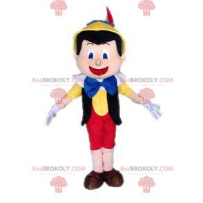 Pinocchio famoso cartone animato burattino mascotte -